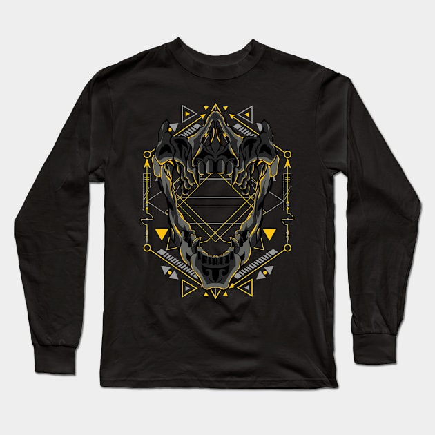 skull tattoo Long Sleeve T-Shirt by SHINIGAMII